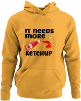 Φούτερ με κουκούλα - Ketchup - Color Thumbnail Κίτρινο Χρυσό