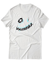 T-Shirt Αντρικό - Killa Smile - Color Thumbnail Άσπρο