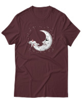 T-Shirt Αντρικό - Killed By The Moon - Color Thumbnail Μπορντό