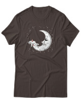 T-Shirt Αντρικό - Killed By The Moon - Color Thumbnail Καφέ
