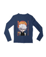 Μακρυμάνικο Μακό Παιδικό - Killua - Color Thumbnail Σκούρο Μπλε
