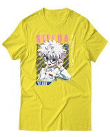 T-Shirt Αντρικό - Killua Zoldyck - Color Thumbnail Κίτρινο