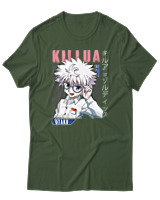 T-Shirt Αντρικό - Killua Zoldyck - Color Thumbnail Κυπαρισσί