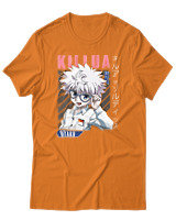 T-Shirt Αντρικό - Killua Zoldyck - Color Thumbnail Πορτοκαλί