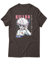 T-Shirt Αντρικό - Killua Zoldyck - Color Thumbnail Καφέ