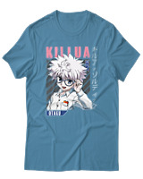 T-Shirt  Γυναικείο - Killua Zoldyck - Color Thumbnail Τυρκουάζ