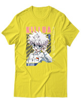 T-Shirt  Γυναικείο - Killua Zoldyck - Color Thumbnail Κίτρινο