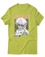 T-Shirt  Γυναικείο - Killua Zoldyck - Color Thumbnail Λαχανί