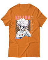 T-Shirt  Γυναικείο - Killua Zoldyck - Color Thumbnail Πορτοκαλί