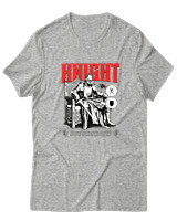 T-Shirt  Γυναικείο - Knight - Color Thumbnail Γκρί Μελανζέ