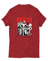 T-Shirt  Γυναικείο - Knight - Color Thumbnail Κόκκινο