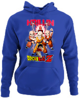 Φούτερ με κουκούλα - Krillin - Color Thumbnail Μπλε Ρουά
