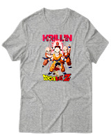 T-Shirt  Γυναικείο - Krillin - Color Thumbnail Γκρί Μελανζέ