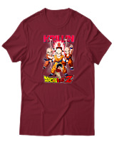 T-Shirt  Γυναικείο - Krillin - Color Thumbnail Σκούρο Κόκκινο