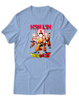 T-Shirt  Γυναικείο - Krillin - Color Thumbnail Γαλάζιο