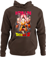 Φούτερ με κουκούλα - Krillin - Color Thumbnail Καφέ