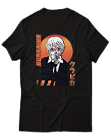T-Shirt Αντρικό - Kurapika - Color Thumbnail Μαύρο