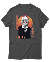 T-Shirt Αντρικό - Kurapika - Color Thumbnail Ανθρακί