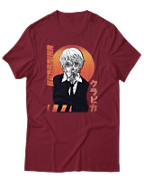 T-Shirt Αντρικό - Kurapika - Color Thumbnail Σκούρο Κόκκινο