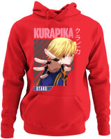 Φούτερ με κουκούλα - Kurapika - Color Thumbnail Κόκκινο