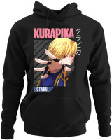 Φούτερ με κουκούλα - Kurapika - Color Thumbnail Μαύρο