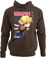 Φούτερ με κουκούλα - Kurapika - Color Thumbnail Καφέ