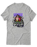 T-Shirt Αντρικό - Kurohige - Color Thumbnail Γκρι Μελανζέ