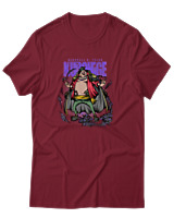 T-Shirt Αντρικό - Kurohige - Color Thumbnail Σκούρο Κόκκινο