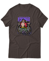 T-Shirt Αντρικό - Kurohige - Color Thumbnail Καφέ