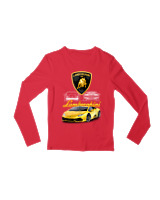 Μακρυμάνικο Μακό Παιδικό - Lamborghini - Color Thumbnail Κόκκινο