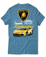 T-Shirt Unisex - Lamborghini - Color Thumbnail Τιρκουάζ