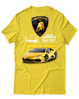 T-Shirt Unisex - Lamborghini - Color Thumbnail Χρυσό Κίτρινο