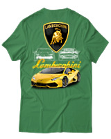 T-Shirt Unisex - Lamborghini - Color Thumbnail Πράσινο