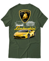 T-Shirt Unisex - Lamborghini - Color Thumbnail Κυπαρισσί