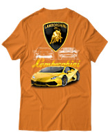 T-Shirt Unisex - Lamborghini - Color Thumbnail Πορτοκαλί