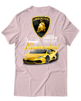 T-Shirt Unisex - Lamborghini - Color Thumbnail Απαλό Ροζ
