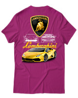 T-Shirt Unisex - Lamborghini - Color Thumbnail Φουξια