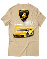 T-Shirt Unisex - Lamborghini - Color Thumbnail Μπεζ
