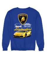 Φούτερ χωρίς κουκούλα Γυναικείο - Lamborghini - Color Thumbnail Μπλε Ρουά