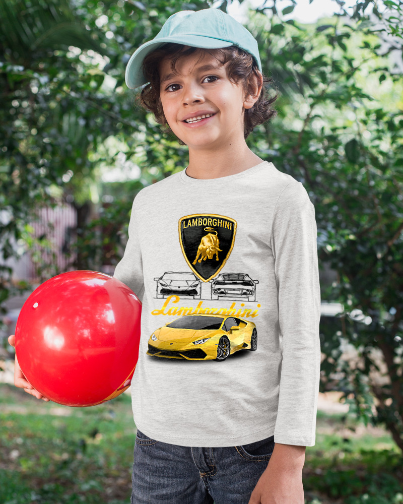 Μακρυμάνικο Μακό Παιδικό - Lamborghini - Image 2