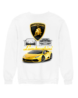 Φούτερ χωρίς κουκούλα Γυναικείο - Lamborghini - Color Thumbnail 'Ασπρο