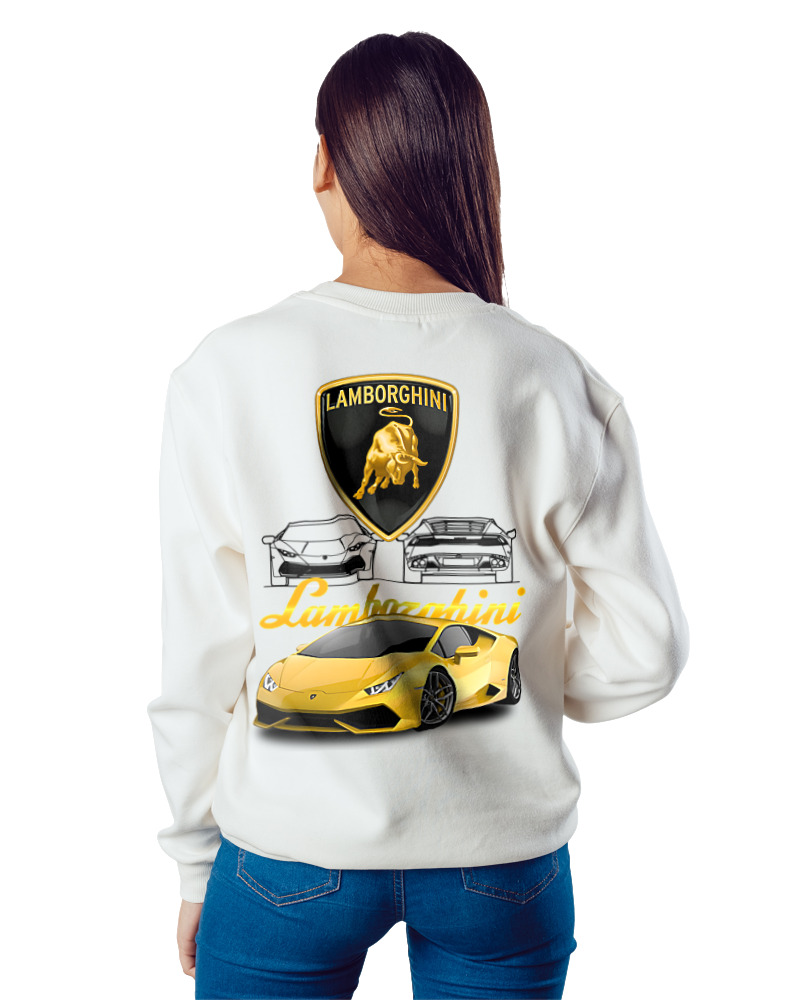 Φούτερ χωρίς κουκούλα Γυναικείο - Lamborghini - Image 1