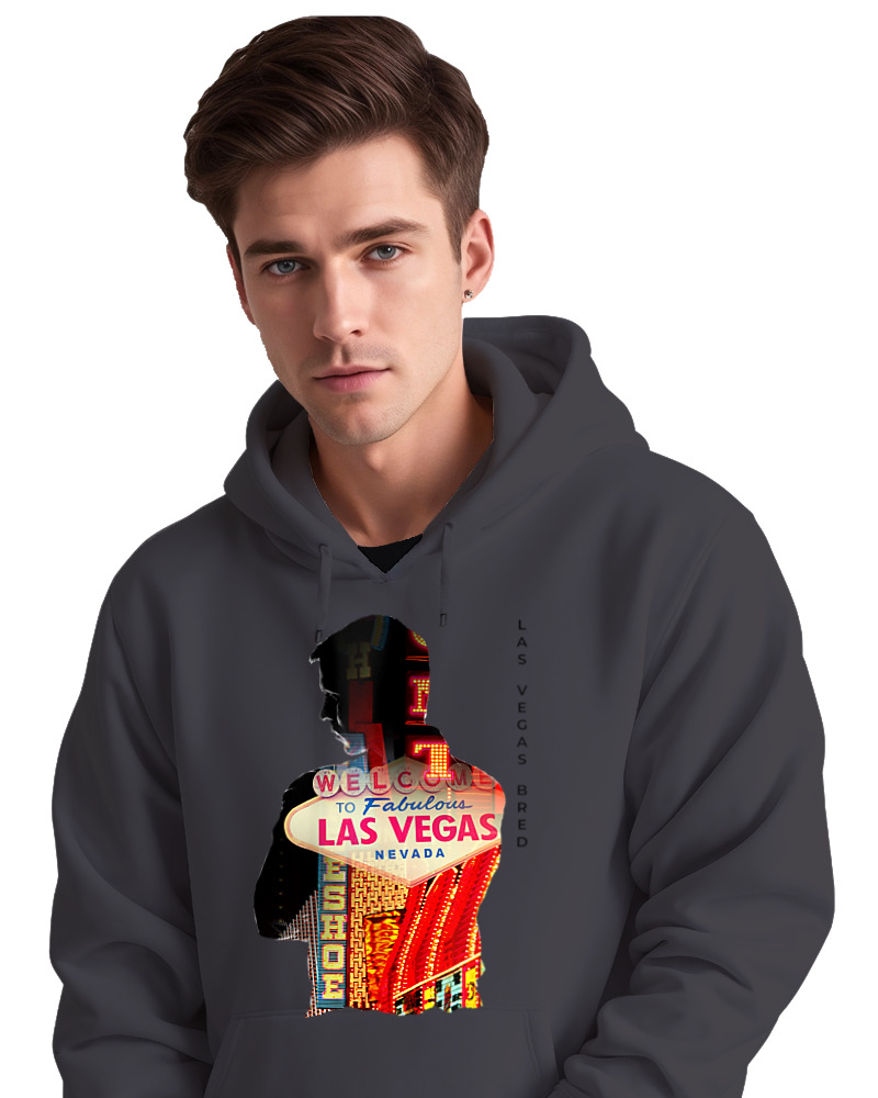 Φούτερ με κουκούλα - Las Vegas Bred - Image 2