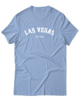 T-Shirt Αντρικό - Las Vegas Nevada - Color Thumbnail Γαλάζιο