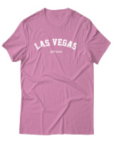 T-Shirt Αντρικό - Las Vegas Nevada - Color Thumbnail Ροζ