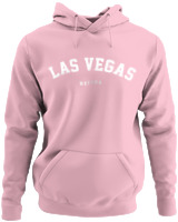 Φούτερ με κουκούλα - Las Vegas Nevada - Color Thumbnail Pink