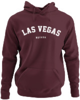 Φούτερ με κουκούλα - Las Vegas Nevada - Color Thumbnail Marron
