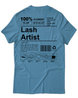 T-Shirt Unisex - Lash Artist - Color Thumbnail Τιρκουάζ