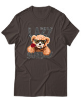 T-Shirt Αντρικό - Lazy Sundays - Color Thumbnail Καφέ
