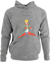Φούτερ με κουκούλα - Le Petit Prince - Color Thumbnail Γκρι Μελανζέ